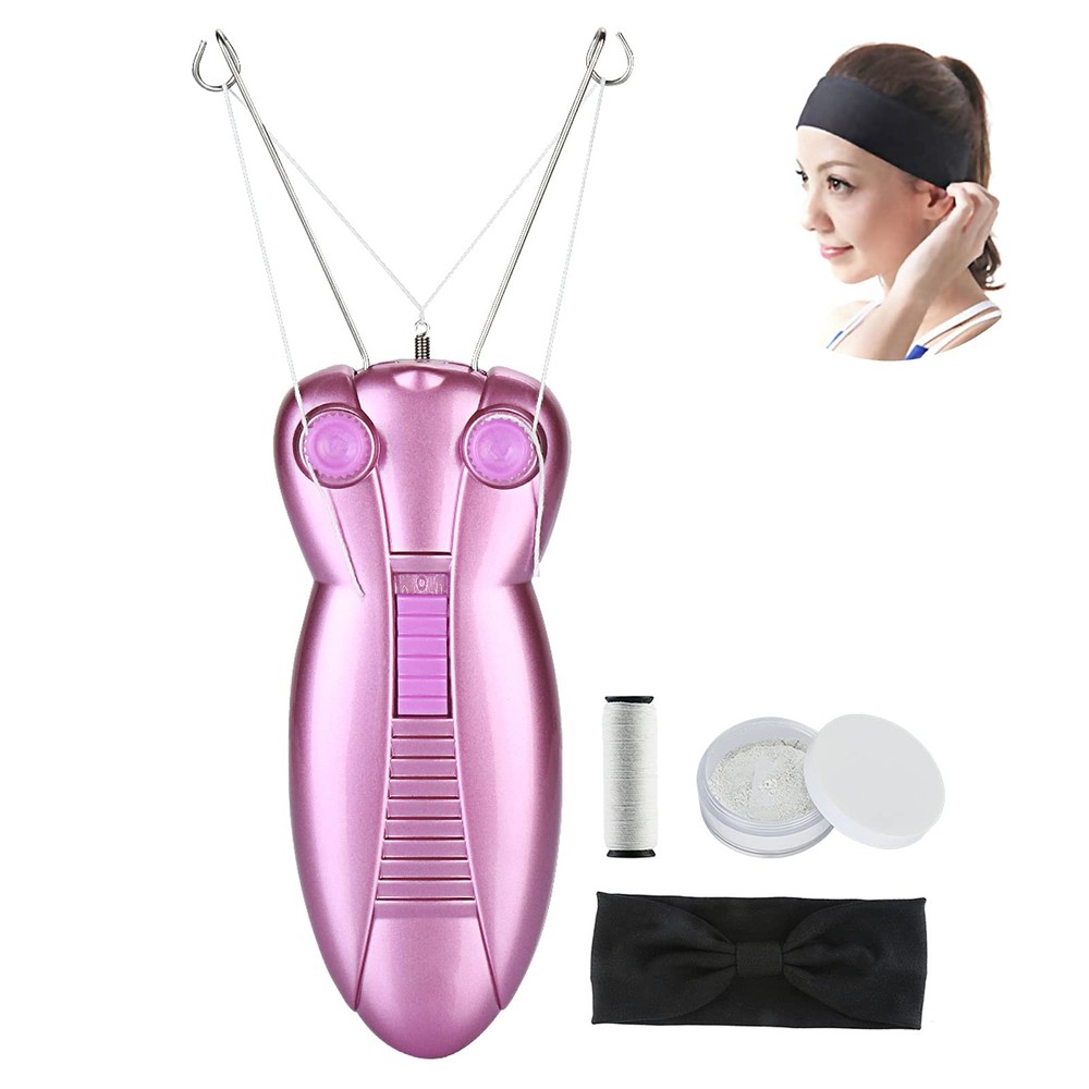 WAYCOM Ladies Electric Facial Hair Remover Epilator Threader Shaver Massager