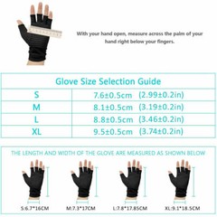 Copper Infused Compression Arthritis Gloves Carpal Tunnel Joint Pain Circulation