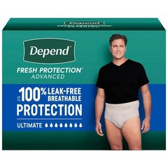 Depend Fresh Protection Advanced for Men (Med/Large) – 88 Count – Free Shipping!