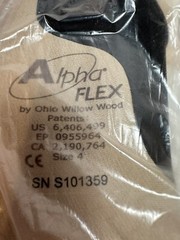 New Alpha Sz 4 Original Flex Sleeve Liner Prosthetic Leg