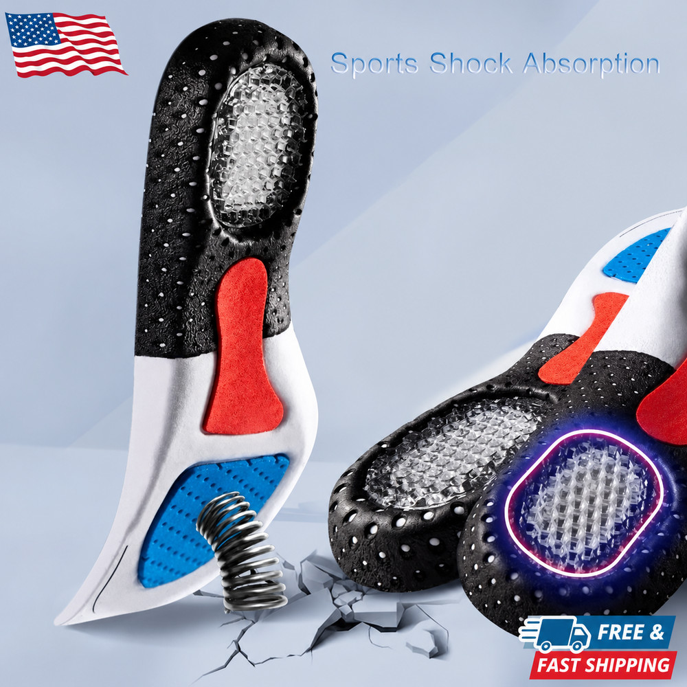 Orthopedic Gel Insoles Arch Support Shoe Inserts Cushion Sport Plantar Fasciitis
