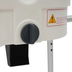 Raised Toilet Seat&Handle Toilet Safety Rail Adjustable Toilet Riser for Elderly