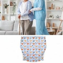Adults Diaper Wrap Cover Anti Leakage Briefs Sturdy Reusable includes Snaps