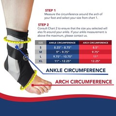 Dr Arthritis Ankle Brace Sprained Ankle Support Stabilizer Splint Medium Left