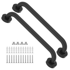 Brushed Nickel Shower Grab Bar 16 Inch – 1 1/4″ Diameter, iMomwee 2 Pack Stainle