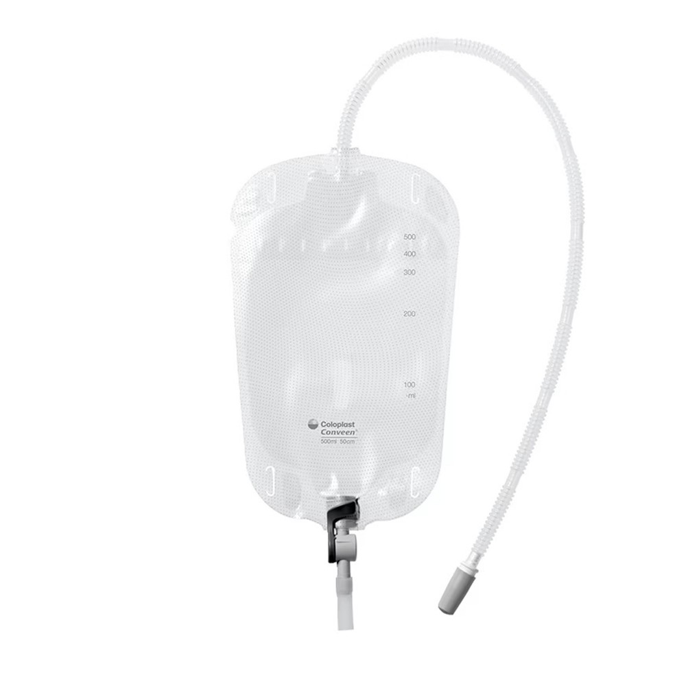 Conveen Security+ 500 mL Urinary Leg Bag Sterile 21034