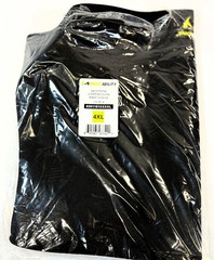 BraceAbility Neoprene Compression Knee Sleeve 4XL Black Support Sleeve