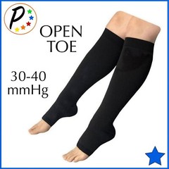 🔵 Presadee Traditional Open Toe 30-40 mmHg X-Firm Compression Leg Calf Socks