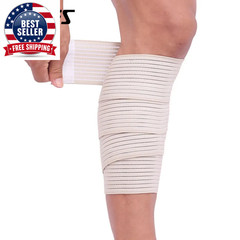 1PC 40-180CM Elastic Bandage Compression Knee Support Sports Strap Knee Protecto