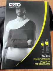 Shoulder Immobilizer Brace – L – Right Shoulder | Must-have for arm injuries M&F