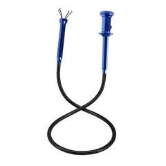 Flexible Claw Grabber Tool Claw Picker 24.4in, Bendable Hose Reacher Claw Blue