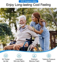 Portable U-Shape Chair Cushion for Sciatica Relief – Ideal for Wheelchair Use
