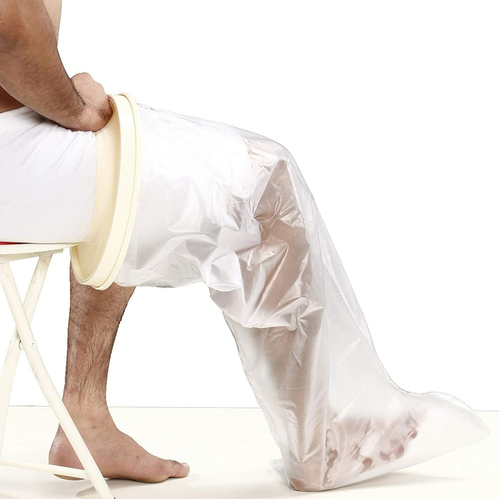 TYNOR Cast Cover Leg Seal Cast Bandage Wound Bath Protector Cover Universal Size