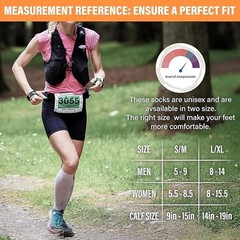 3 Pairs Compression Socks for Women & Men 15-20 mmHg,Best Support Nurses Running