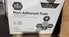 MED PRIDE Sterile Non-Stick Non-Adherent Gauze Wound Dressing Pads 3” x 8” 600