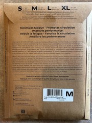 BodyProx Black Thigh Compression Sleeves 1 Pair Medium New In Package