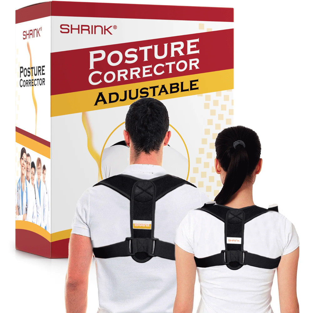 Posture Corrector Back Brace Adjustable Pain Relief Neck Shoulder Support