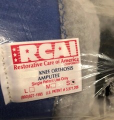 RCAI Amputee Knee Corrective Orthosis Flexion Contractures Stump Liner – Respond