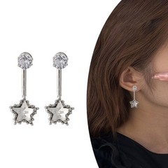 Allergy Safe Twinkle Star Studs Everyday Wear Zinc Alloy Fashion Accessory