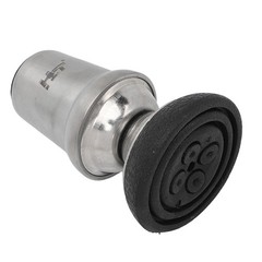 Walking Cane Stick Tips Universal Swivel Rubber Stainless Steel 19mm Inner