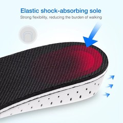 Adjustable Height Increase Insoles Heel Lift Pads Invisible Shoes Inserts Unisex