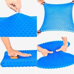 Thick Double-Layer Gel Cushion 18.9×17.7 for Home, Office, Car & Wheelchair