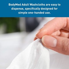 BodyMed Adult Disposable Incontinence Wipes, 48 Wipes/Pack – Pre-Moistened &