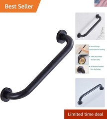 Oil Rubbed Bronze Bathroom Shower Grab Bar, Home Care Bath Hardware 16 Inch