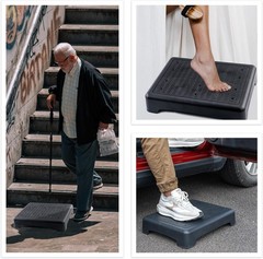 Mobility Step Stool for Adults Half Seps for Stairs for Seniors,Platform Step…