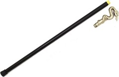 34.5-Inches Walking Cane Pewter Handle W/ Small Storage NO Blade