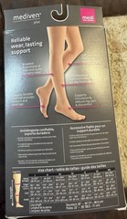 Medi Plus Thigh High Compression Hose OT Petite 20-30 MmHg Size VI Beige. Pair