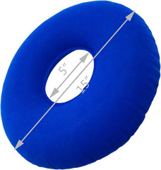 2 Pack Donut Pillow for Tailbone Pain, Inflatable Donut Cushion Seat with A Pump