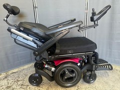 Quickie Q300M Mini Wheelchair, with Power Tilt,Leg,Recline, Pink 22 Miles