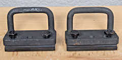 Pair Quantum Q6 Edge TIE DOWN BRACKETS WITH HARDWARE Track Insert Anchors