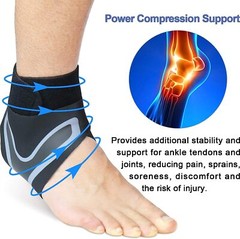 Ankle Brace Fitness Foot Sprain Support Bandage Achilles Strap Guard Protector