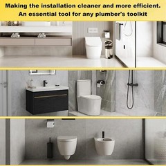 Toilet Installation Jack，Stainless Steel Foldable Toilet Cart Jack with Position