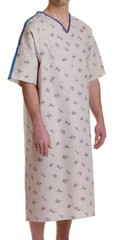 NEW 3 Pack – Hospital Gown IV Snap Sleeves – One Size Fits Most (Small – 2XL)