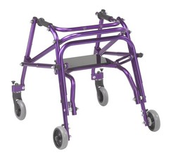 Inspired by Drive Nimbo 2G Lightweight Posterior Walker with Seat, Wizard Purple