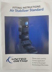 United Ortho Air Stabilizer Short Walking Boot Size Small For Left Or Right Foot
