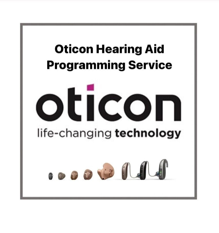 Oticon Hearing Aid Programming Service (Fast Turn Around)