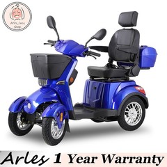 Heavy Duty 4-Wheel Mobility Scooters 31 Miles 3-Speed 800W 500lbs Capacity