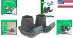Pop & Glide Walker Ski Glides 2 Pack Gray Universal Fit Accessories