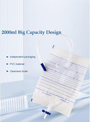 Condom Catheter External Self Sealing Set 10Pcs Male Condom Catheter 1Pcs 500Ml