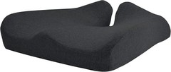 Cushion,featuring ultra-high-density memory foam for soft support. Black version