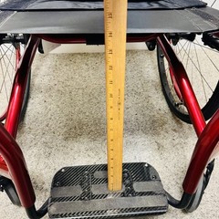 Quickie Nitrum Ultralight Manual Wheelchair Rigid Red Frame 300 lb