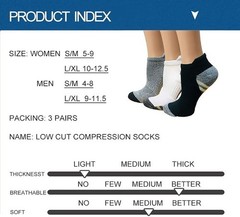 Copper Compression Socks Women and Men 3 Pairs – Circulation Arch Support Pla…