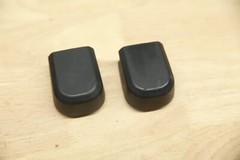 PAIR Quantum Edge 3 Stretto Caster FORK CAPS Dust Covers DGN1808787 Front / Rear