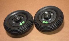 PAIR 7″ x 2″ Caster Wheels for Quickie Power Chairs Pulse 6 5 Q500M Q300M #2