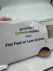 G-Defy Gcomfort Orthotic Insoles Men’s Flat Feet Low Arch Heel Comfort Support