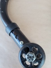 Quickie Wheelchair ANTI TIP W/ Receivers Brackets TIPPERS WHEELS Wheelie Bars